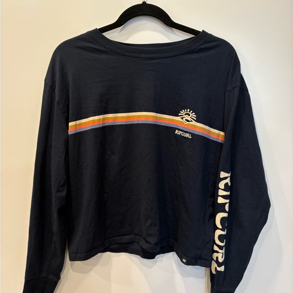 Rip Curl Navy Crew Neck Shirt